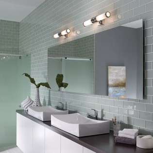 Aplique de pared para baños Payne
