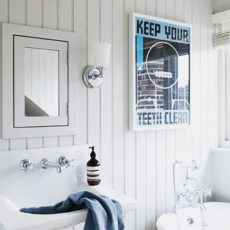 Aplique de pared para baños Huguenot