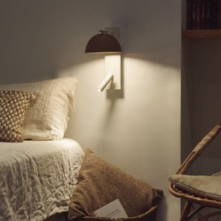 Aplique con lector LED Absis (3.5W+3W)