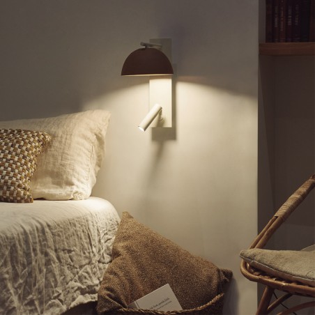 Aplique con lector LED Absis (3.5W+3W)