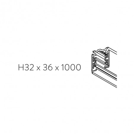 Three-phase rail ACB (1 metre)