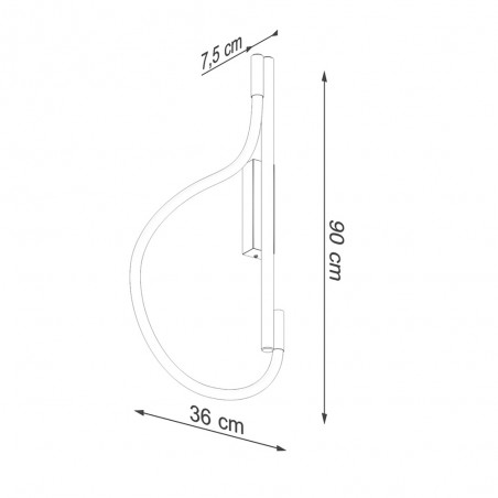Wall lamp LED Galakse (10W)