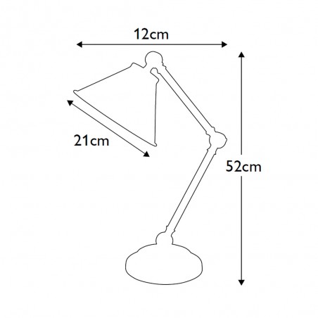 Retro desk lamp Provence Element