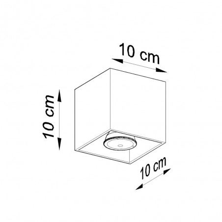 Ceiling spotlight Hati
