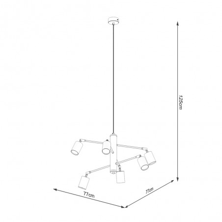 Chandelier Lemmi (6 Lights)