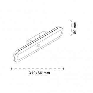 LED Wall Lamp Beto Sensor (22W)