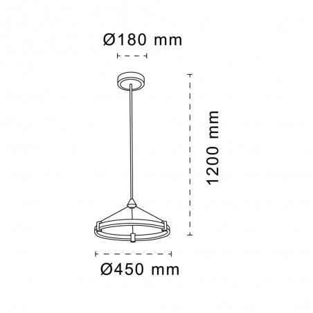 LED Pendant Lamp Enzo (36W)