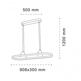 LED Pendant Lamp Cintia (30W)