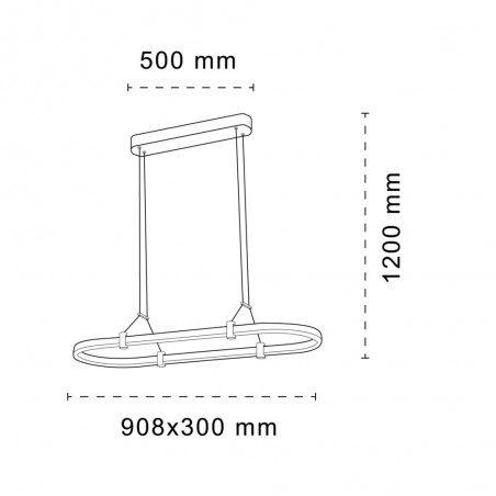 LED Pendant Lamp Cintia (30W)