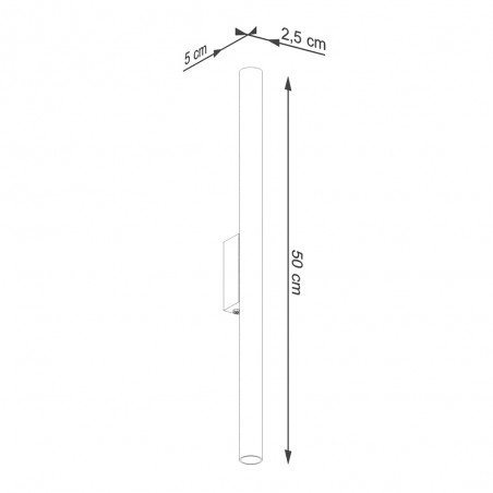 Aplique de pared Pastelo