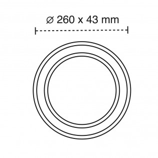 Recessed downlight LED Halo 3CCT (24W)