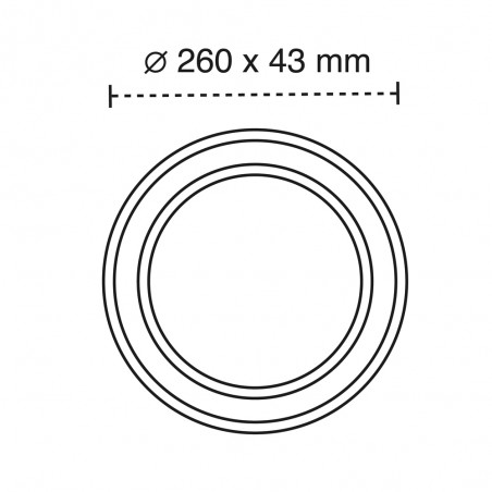 Recessed downlight LED Halo 3CCT (24W)