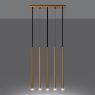 Regleta de techo Pastelo (5 Luces)