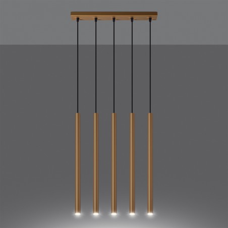 Regleta de techo Pastelo (5 Luces)