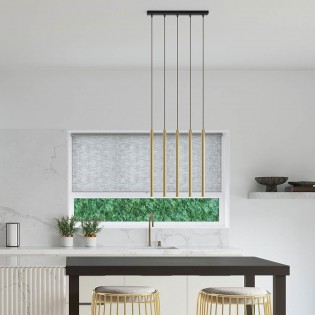 Regleta de techo Pastelo (5 Luces)