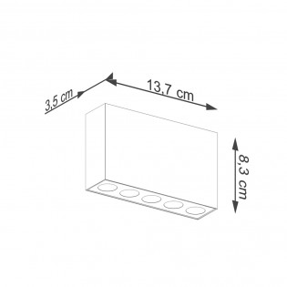 Ceiling spotlight LED Sole (11W)