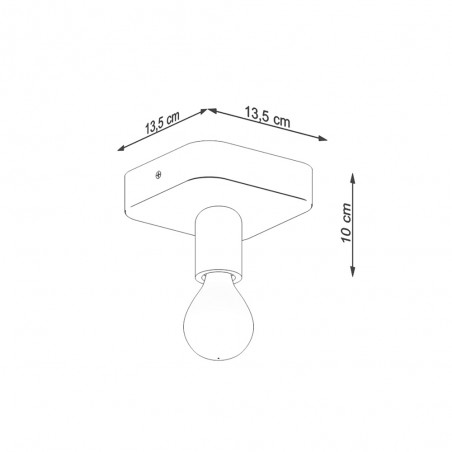 Ceiling spotlight Tavo