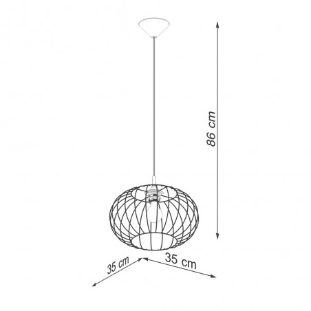 Pendant lamp Tsuno