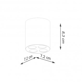 Ceiling spotlight LED Zoe (9W)