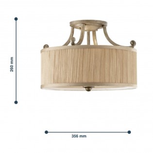 Flush light Abbey