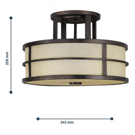 Flush light Fusion (3 Lights)