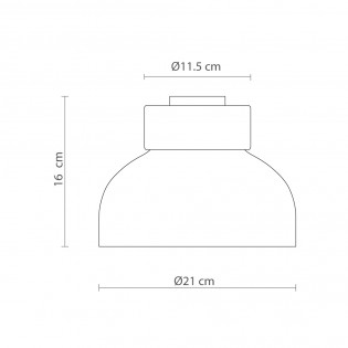 Ceiling Flush Light Reiko