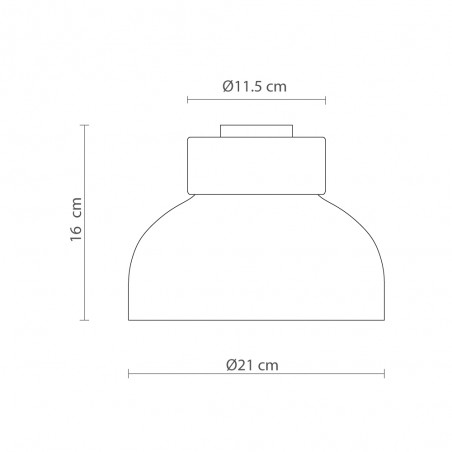 Ceiling Flush Light Reiko