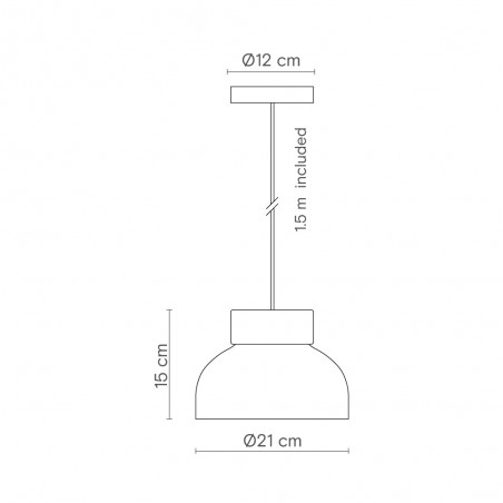 Pendant Lamp Reiko Flat