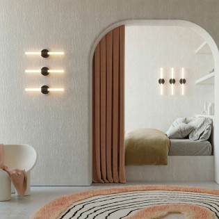 Aplique de pared LED Roos (2x6W)