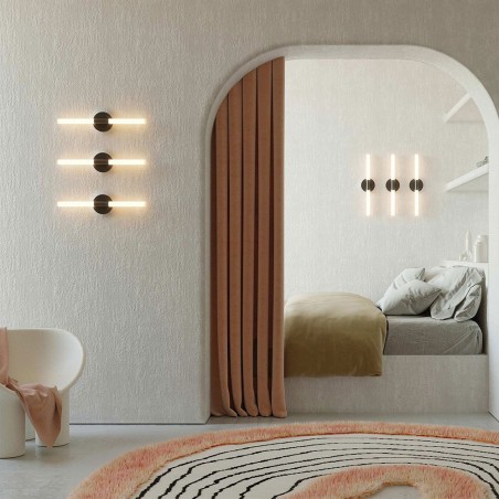 Aplique de pared LED Roos (2x6W)
