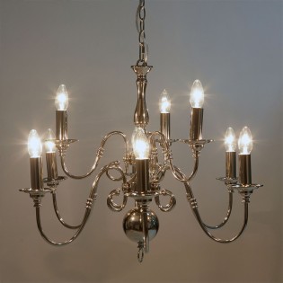 Lámpara de araña Winchester (9 luces)