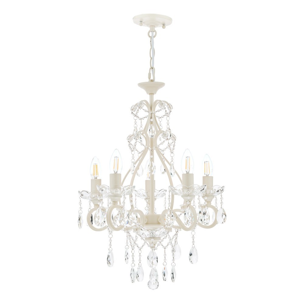 Chandelier Shamley (5 lights) - Laura Ashley - Wonderlamp.shop