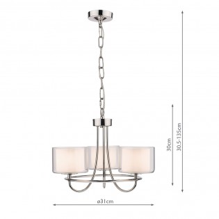 Chandelier Southwell (3 lights)