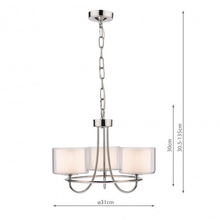 Chandelier Southwell (3 lights)