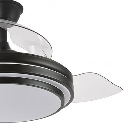 LED fan retractable blades Ibe CCT (72W)