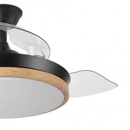 Ventilador LED aspas plegables Evros Mini CCT (72W)