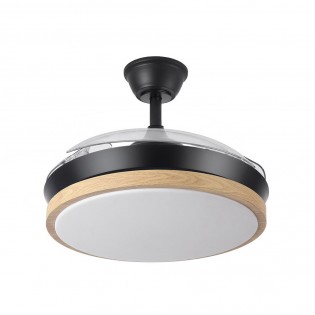 Ventilador LED aspas plegables Evros Mini CCT (72W)