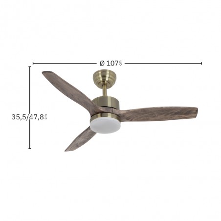 LED Ceiling Fan Torino CCT (24W)