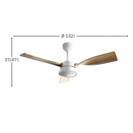 Ventilador de techo LED Estío CCT Dim (24W)