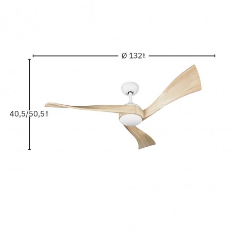 LED Ceiling Fan Janubi CCT (22W)