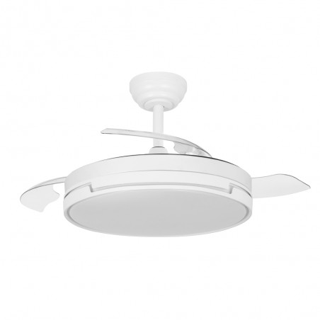 LED fan retractable blades Papiro Mini CCT (48W)