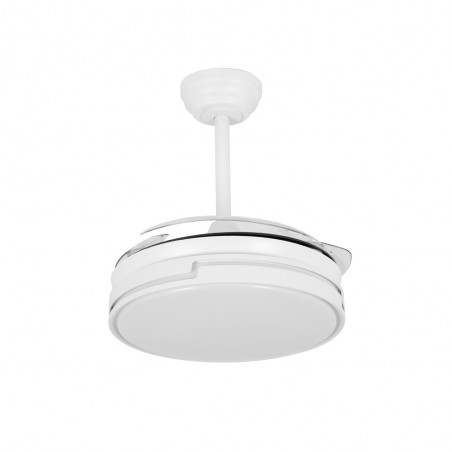 LED fan retractable blades Papiro Mini CCT (48W)