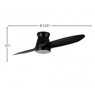 LED Ceiling Fan Nordic CCT (24W)