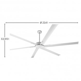 Ventilador de techo LED Almanzor CCT Dim (24W)