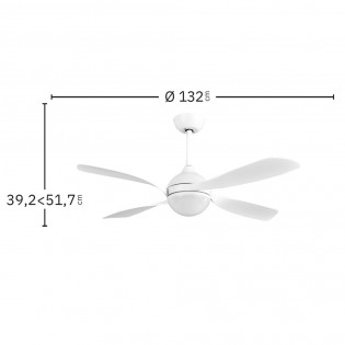 LED Ceiling Fan Livorno CCT (30W)