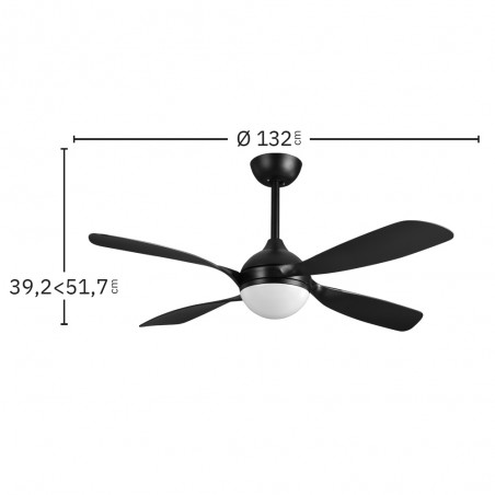 LED Ceiling Fan Livorno CCT II (30W)