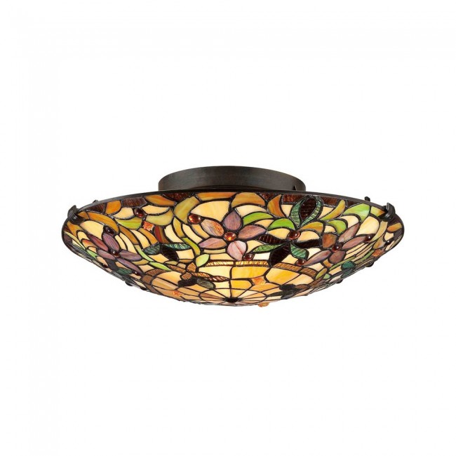 Flush light Tiffany Kami