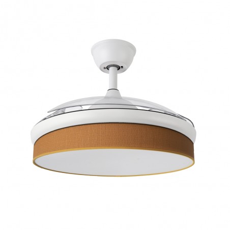 LED fan retractable blades Moda Orange Mini (72W)