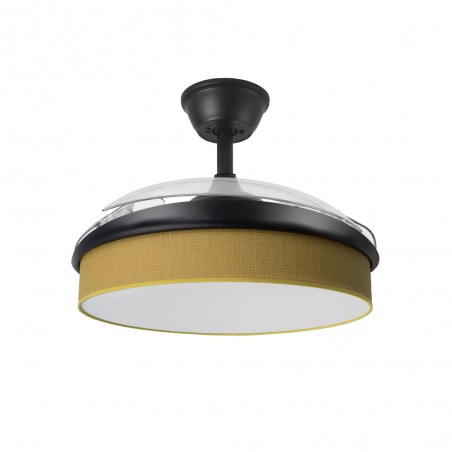LED fan retractable blades Moda Yellow Mini (72W)