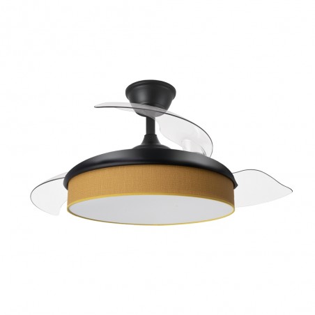 LED fan retractable blades Moda Yellow Mini (72W)